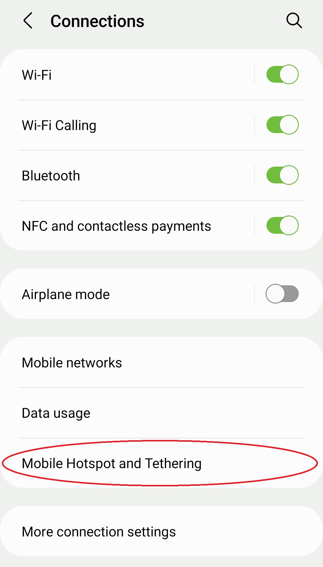 Creating a Mobile Hotspot and Tether with Your Android® Polaris Off